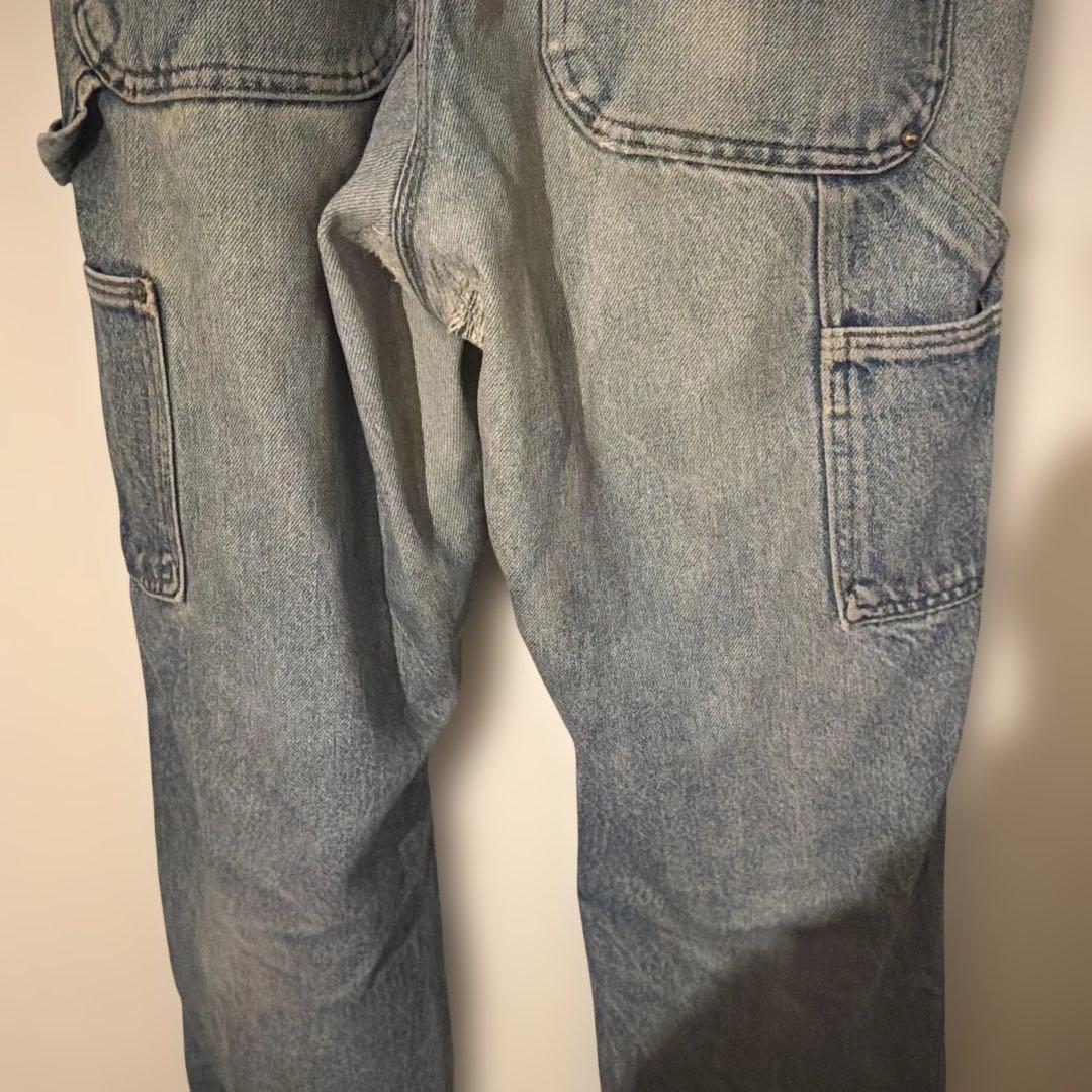 grunge 雰囲気系　carhartt ダブルニー デニムパンツ XL〜相当