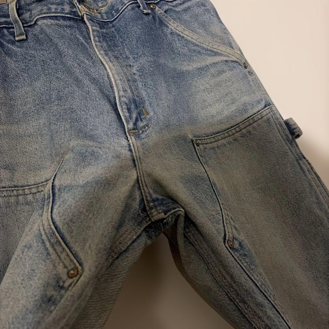 grunge 雰囲気系　carhartt ダブルニー デニムパンツ XL〜相当