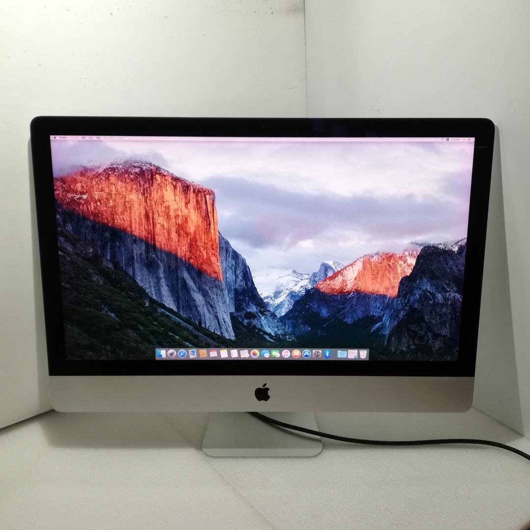 iMac 5K 27インチ i5-6500 24GB/1TB 10.11.6