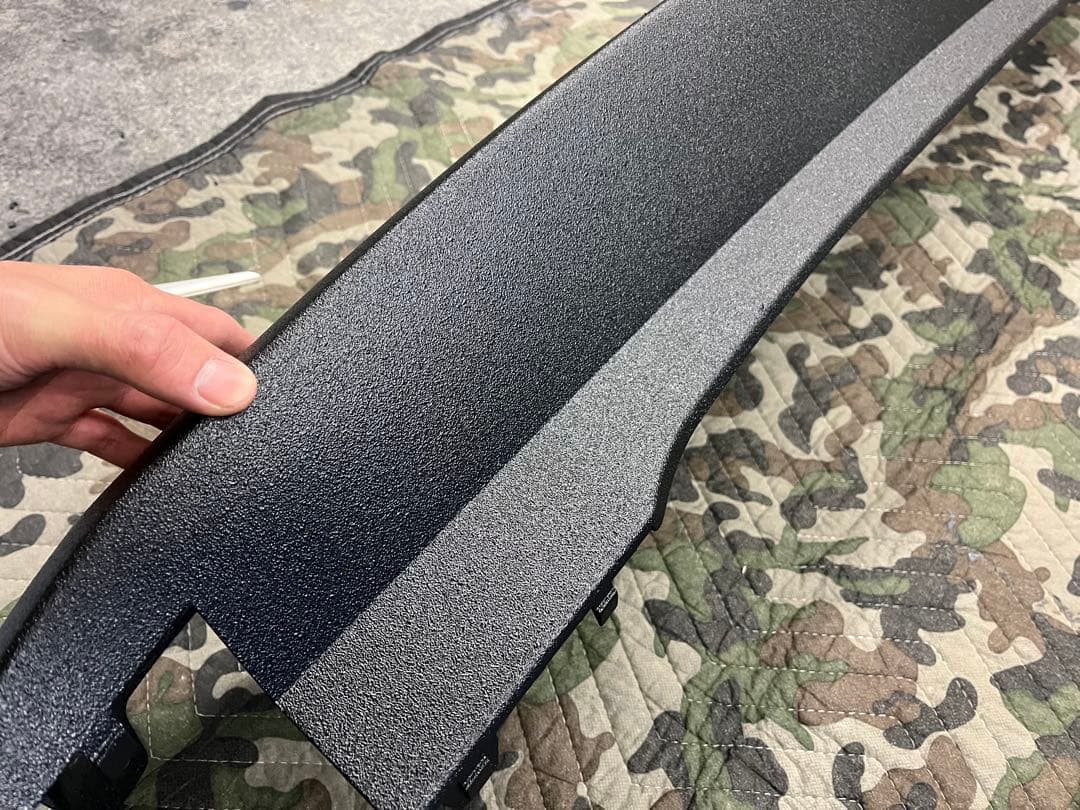 MatsuShin様新型デリカD5 後期　アンダーカバー、バンパー　ラプター塗装