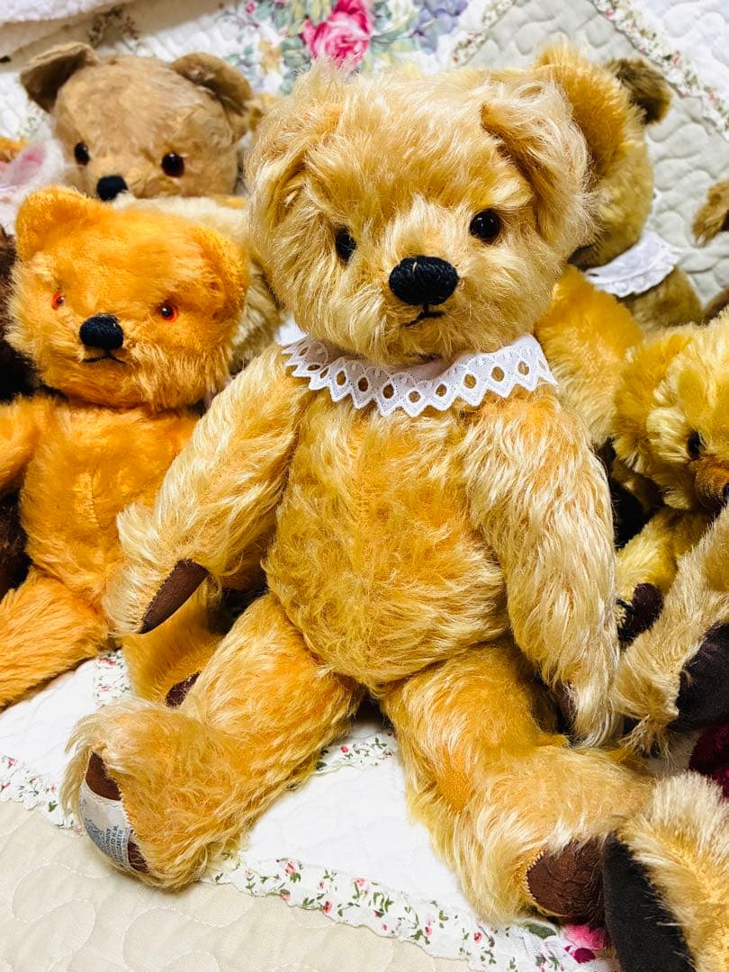 チャドバレー アンティークベア ブロンドモヘア