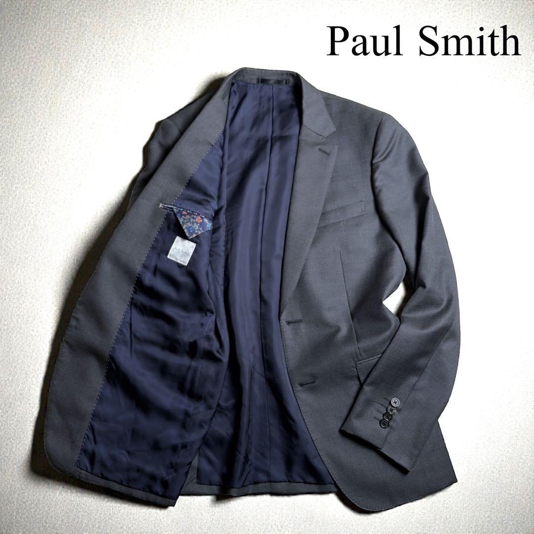 ポールスミス カノニコ 花柄 テーラードジャケット 現行タグ Super110