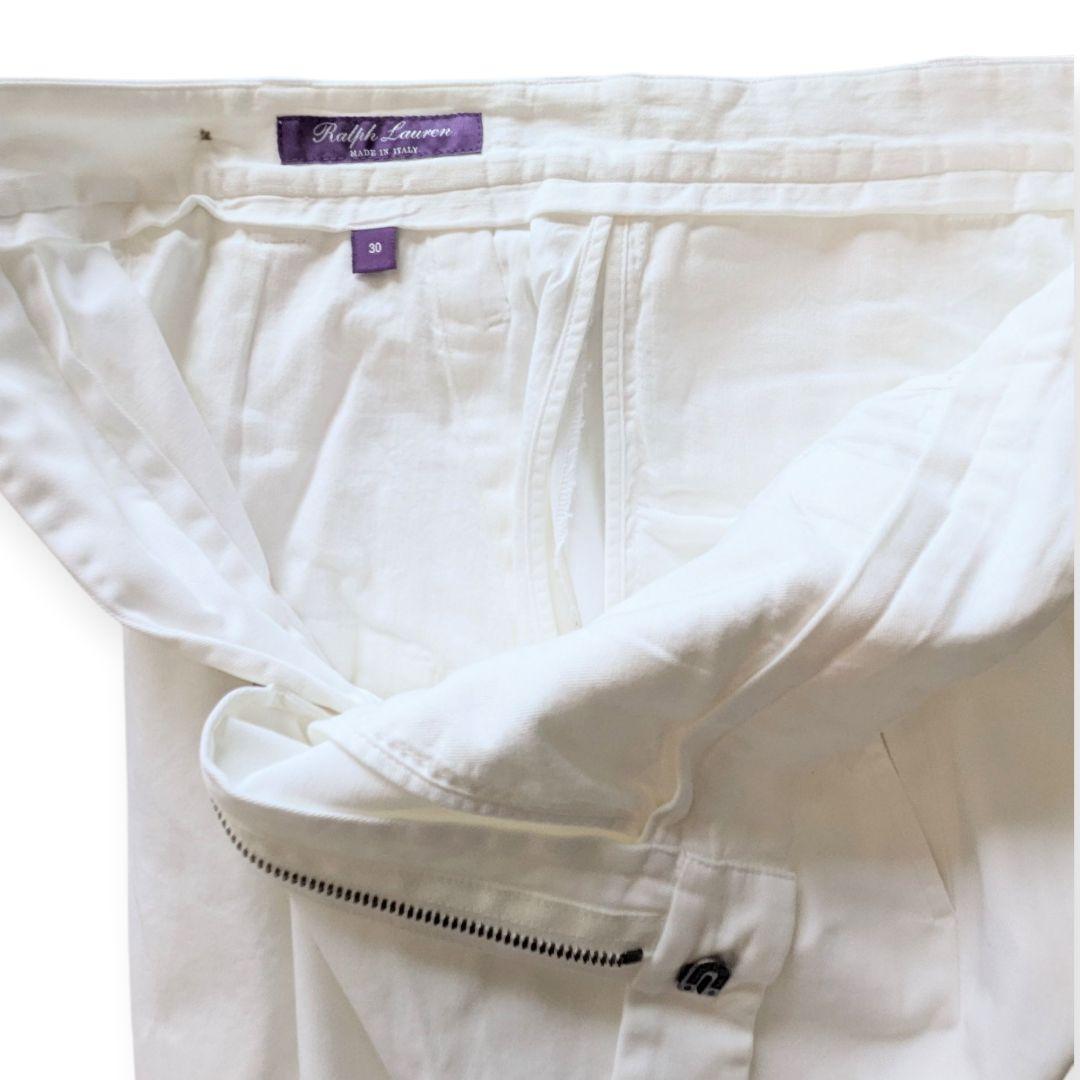 【新品】RALPH LAUREN PURPLE LABELホワイトチノスラックス