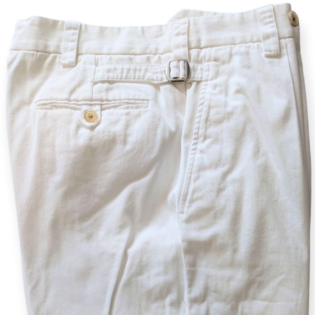 【新品】RALPH LAUREN PURPLE LABELホワイトチノスラックス