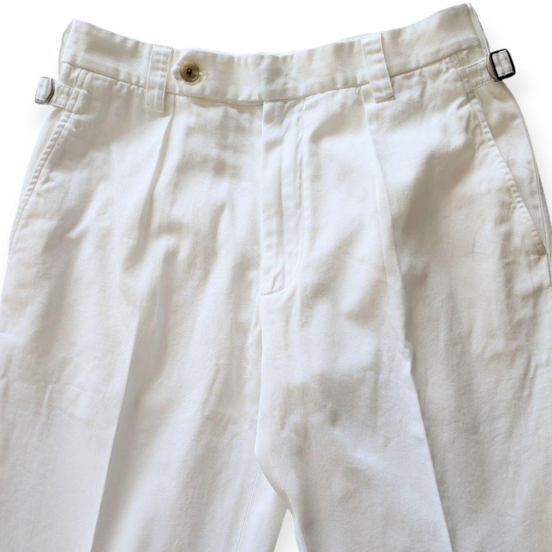 【新品】RALPH LAUREN PURPLE LABELホワイトチノスラックス