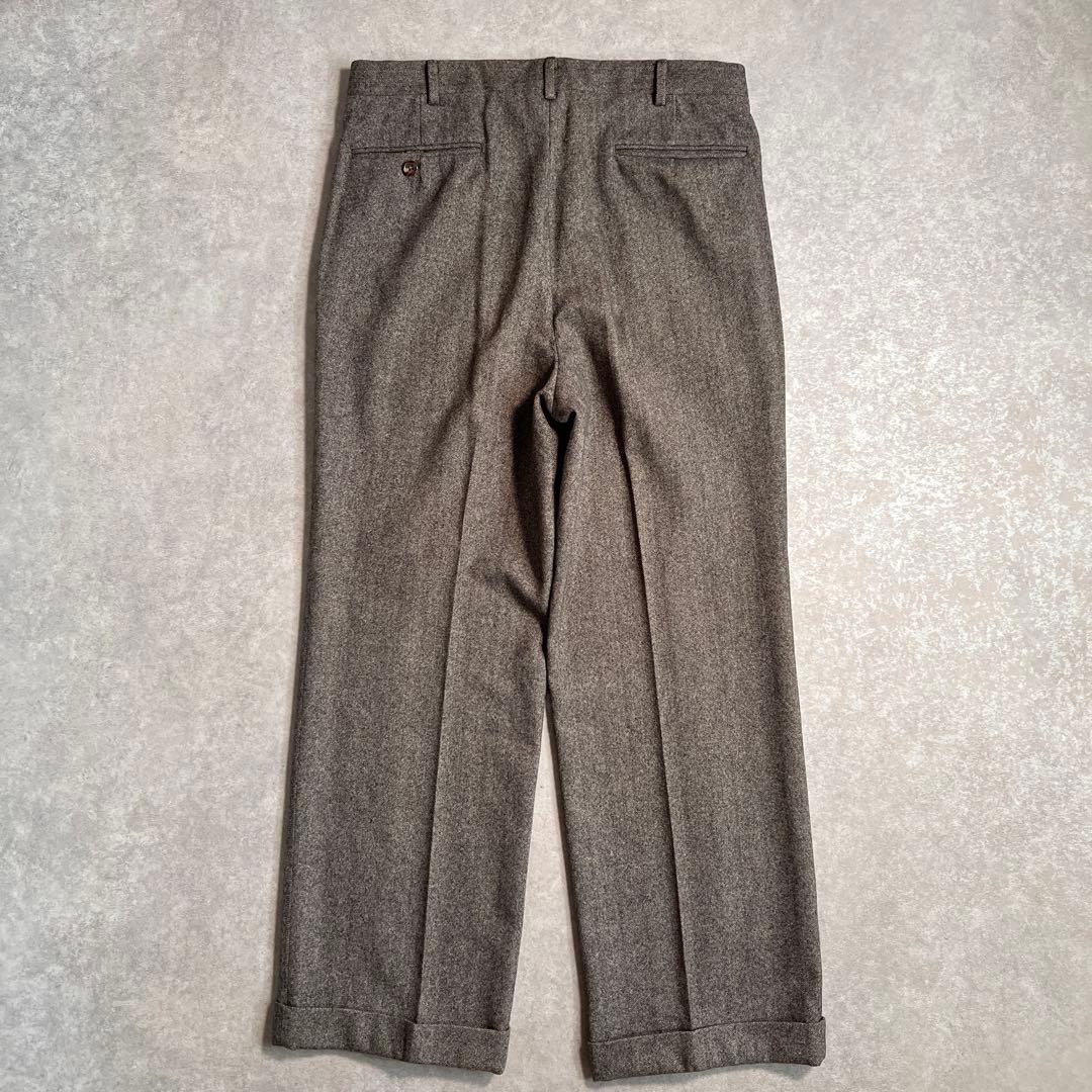 【極美品】ポロラルフローレン ブラウンヘリンボーン ウールサキソニー A5