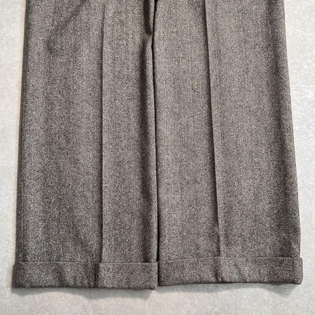 【極美品】ポロラルフローレン ブラウンヘリンボーン ウールサキソニー A5