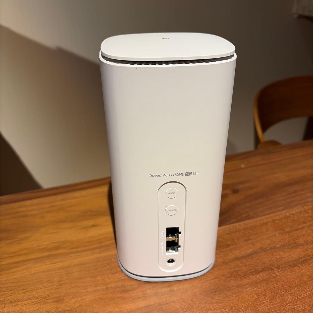 Speed Wi-Fi  5G L13 ZTR02 ホームルーター