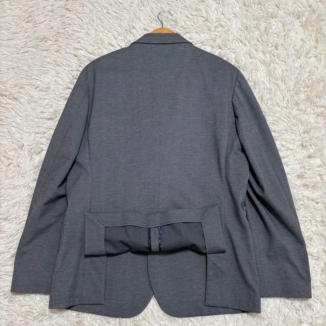 ✨️極美品 希少サイズ ポールスミス テーラードジャケット 背抜き 2L グレー