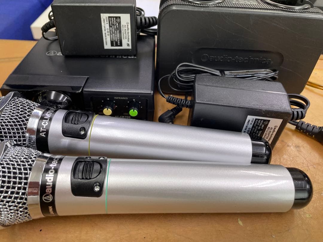 audio-technica ワイヤレスセット　CR700+CLM7000極上