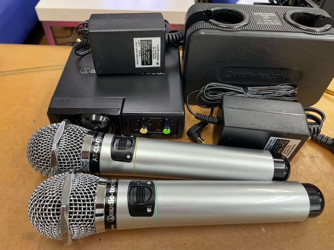 audio-technica ワイヤレスセット　CR700+CLM7000極上