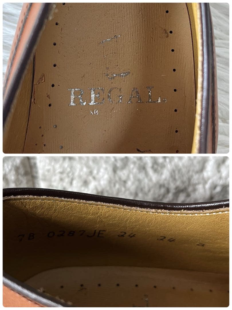 【新品未使用】リーガル　0287JE プレーントゥ　ポストマンシューズ