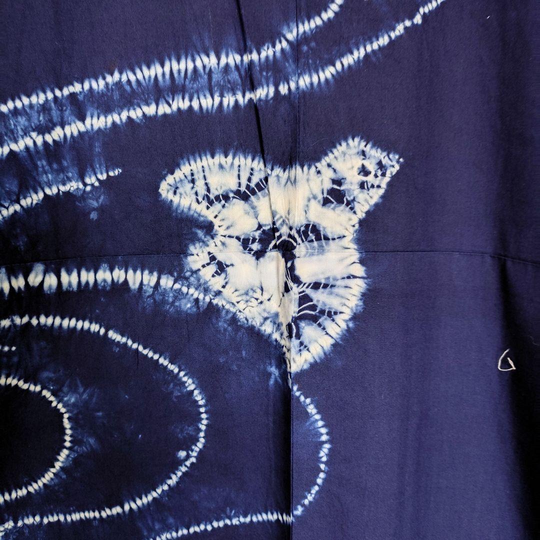 おしゃれな日本製藍染め絞り浴衣在庫処分品