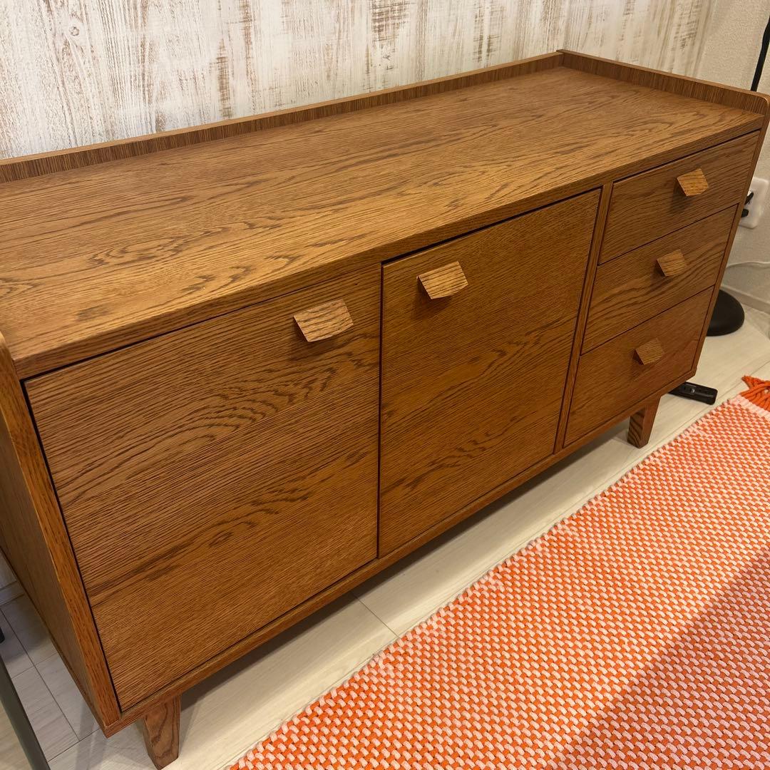 ウニコ　unico クルト サイドボード キャビネット オーク