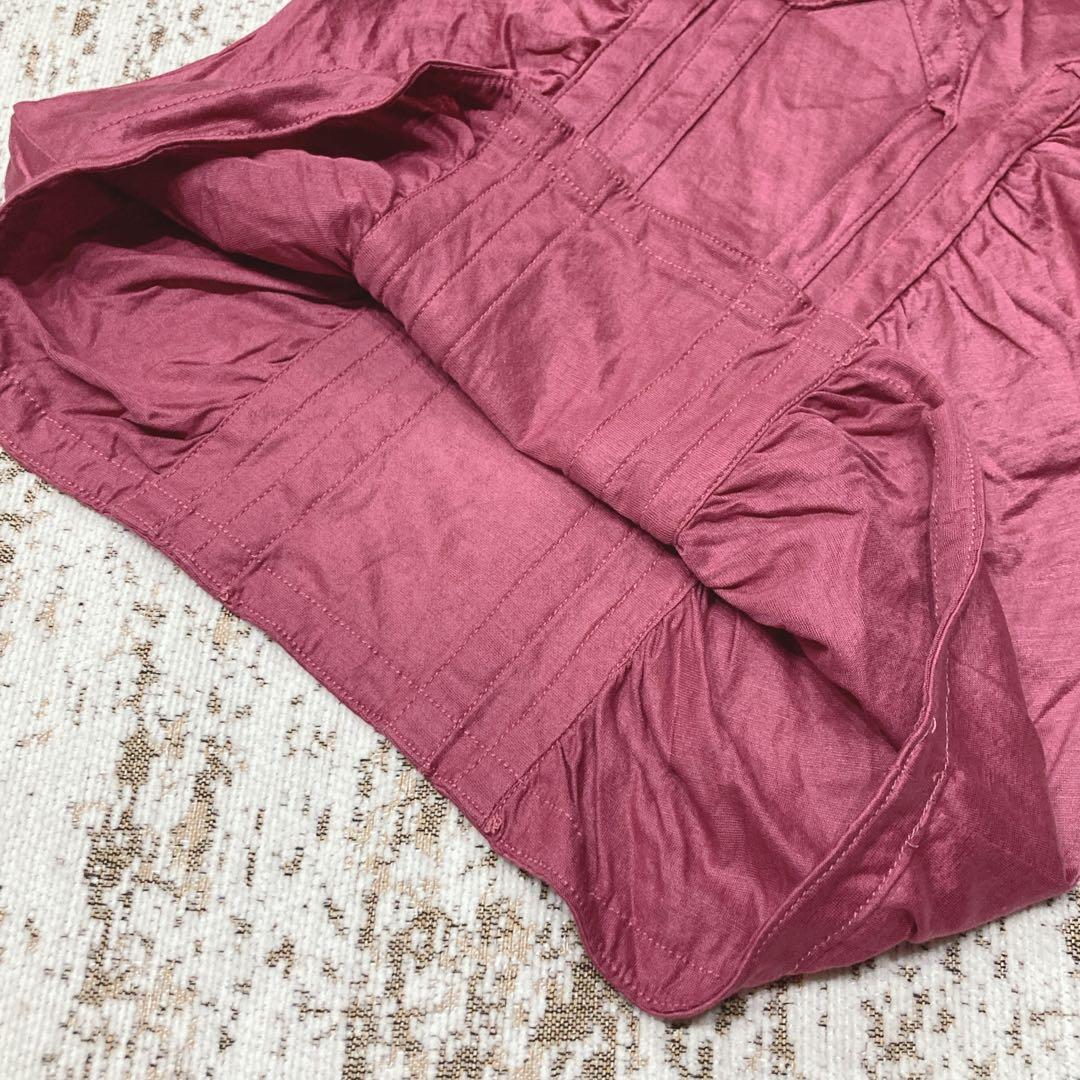 グッチ キャミソール XS ピンク 綿100% ストレッチ イタリア製 インナー