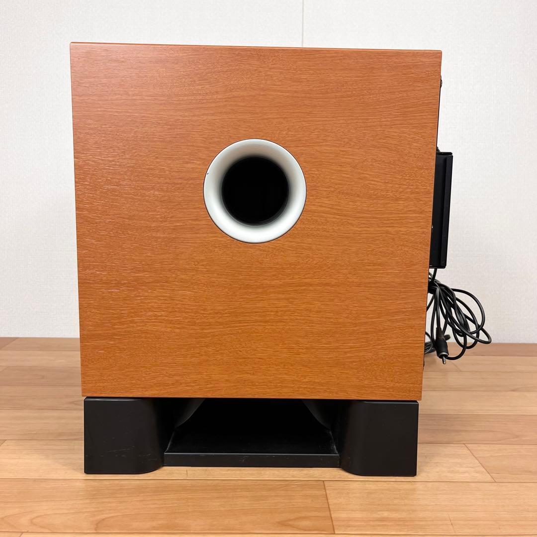 【美品】YAMAHA YST-SW215サブウーファー 木目 キューブ型　希少！