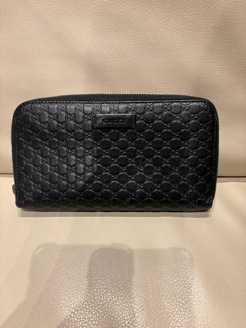 お値下げ★GUCCI ブラックレザー 長財布