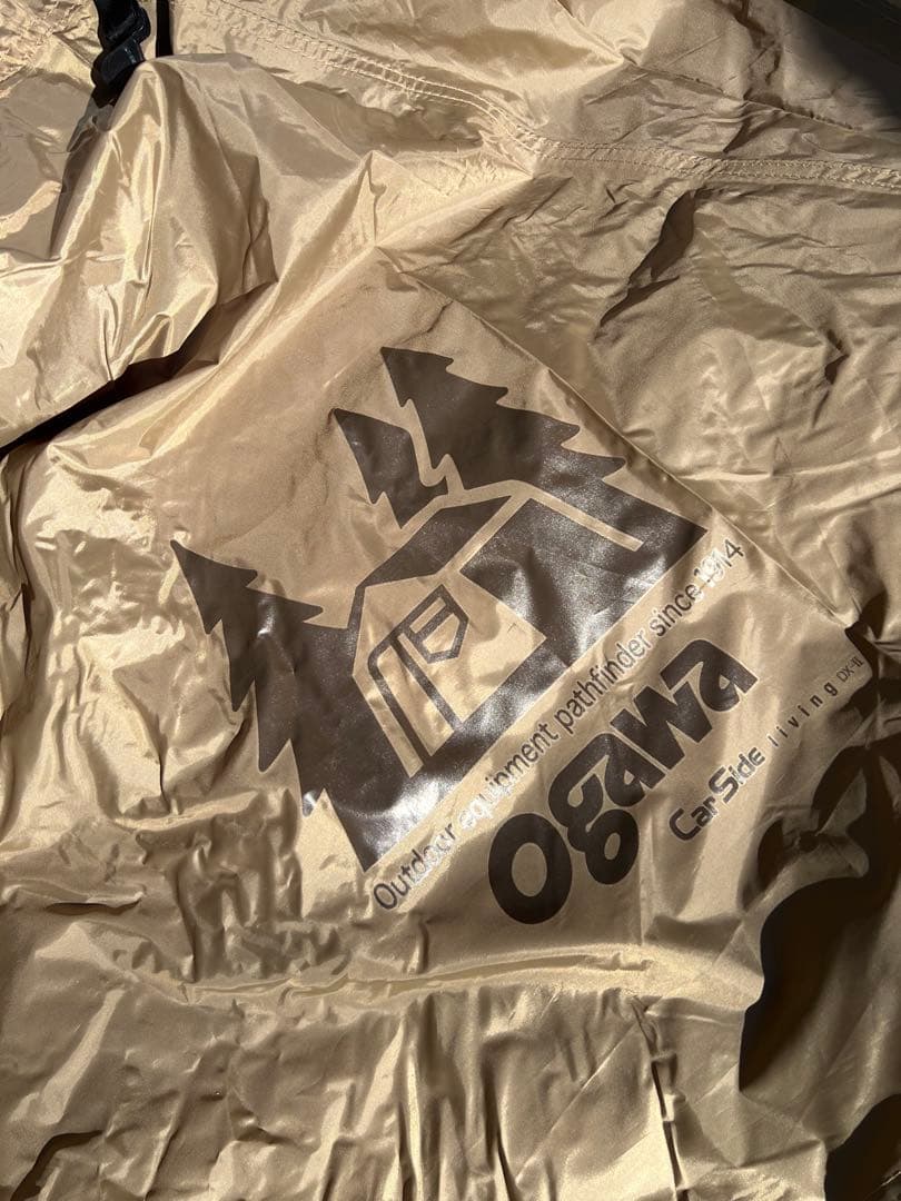 ogawaカーサイドリビングdxII　テント　サンドベージュ