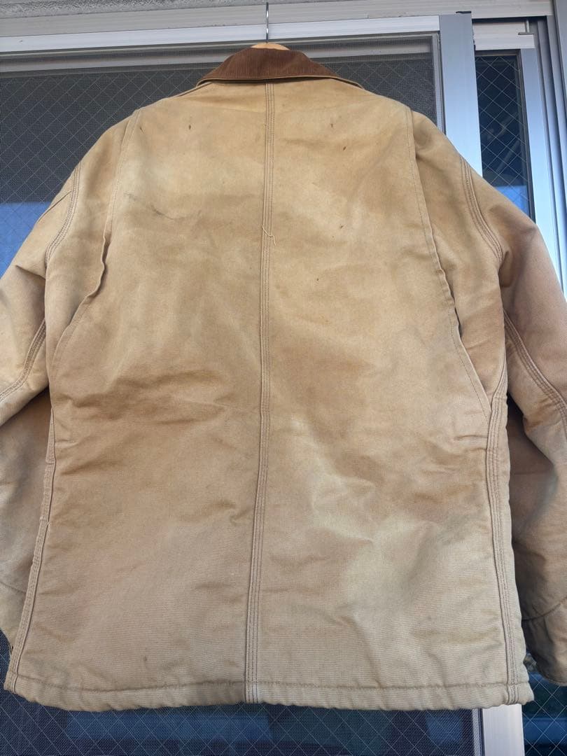 Carhartt ベージュカバーオール星タグ