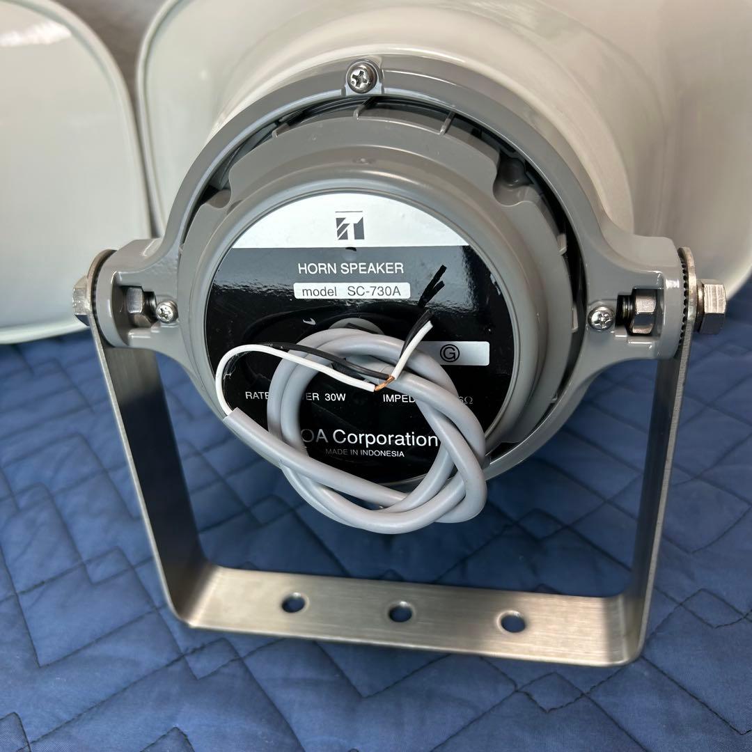 【未使用品】TOA 車載用ホーンスピーカー30W / SC-730A 2個