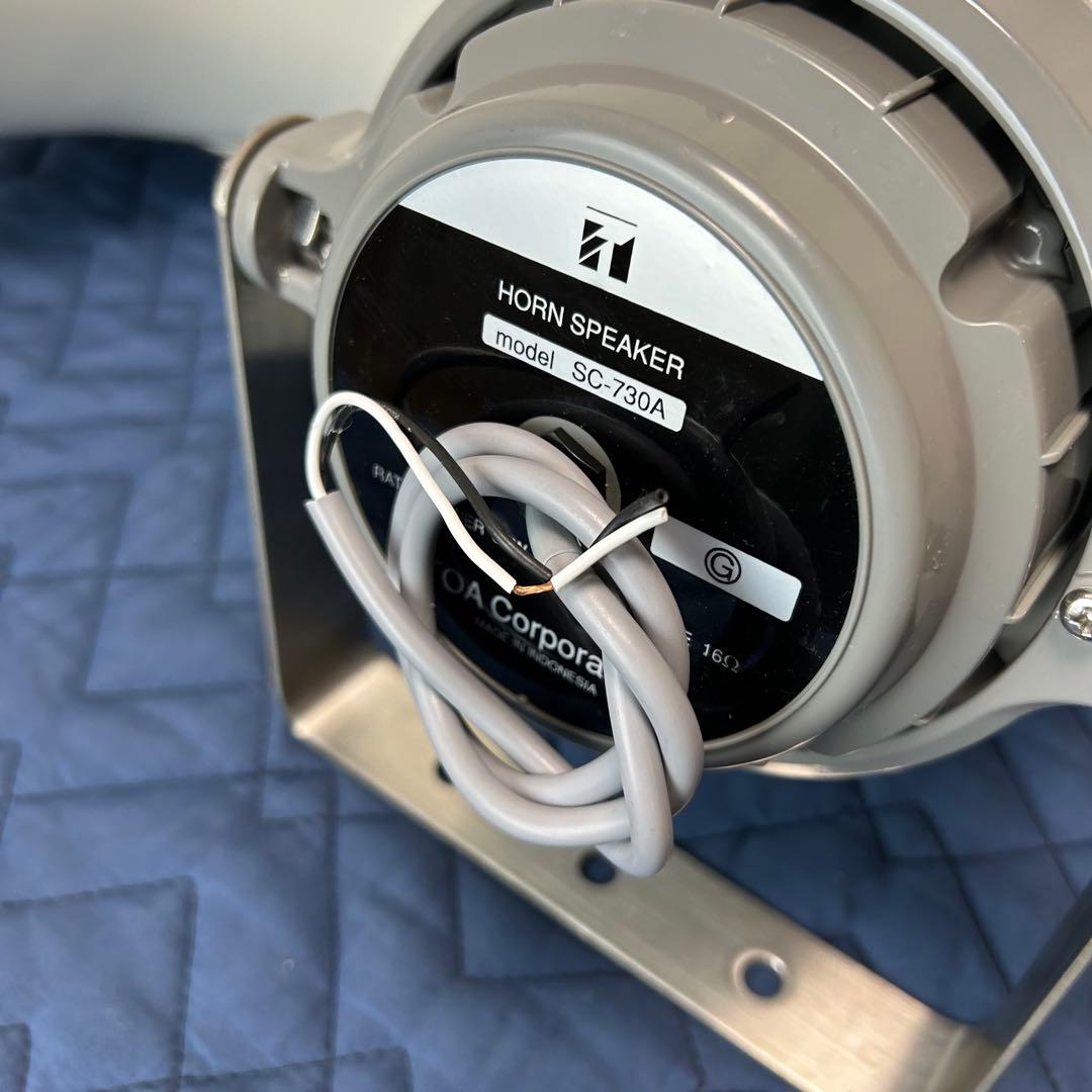 【未使用品】TOA 車載用ホーンスピーカー30W / SC-730A 2個