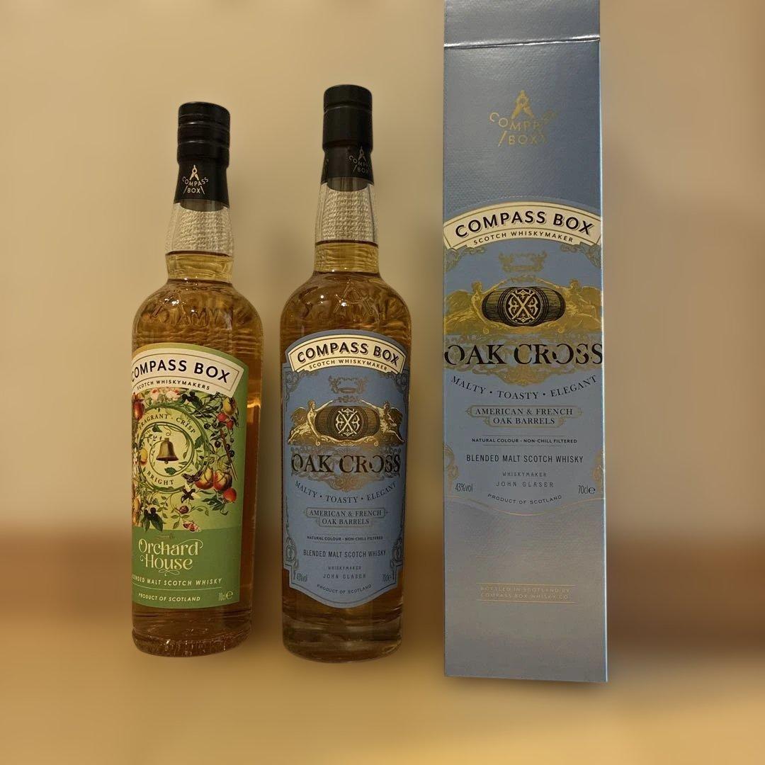 コンパスボックス2本セット　オーククロスとオーチャードハウス