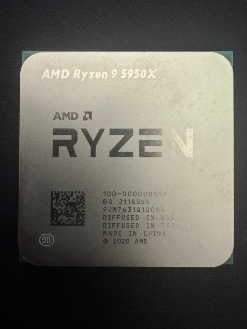 AMD Ryzen 9 5950X CPU ジャンク扱い