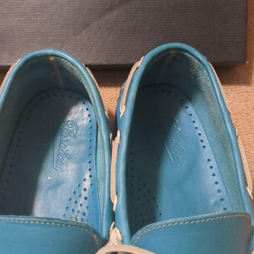 Paraboot デッキシューズ 青