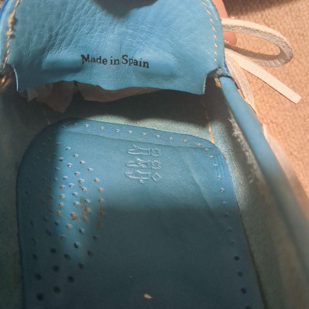 Paraboot デッキシューズ 青