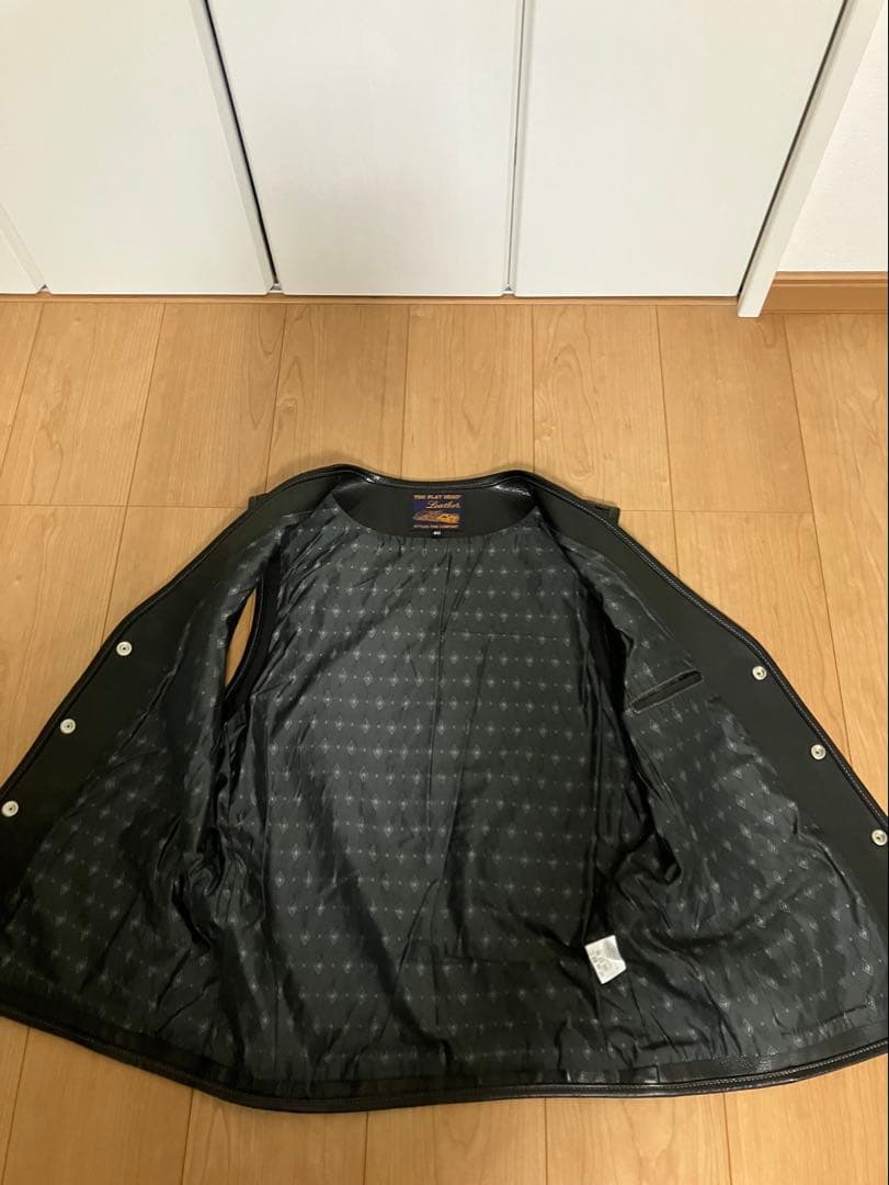 極美品　フラットヘッド　ディアスキン　ベスト　サイズ40 M〜L