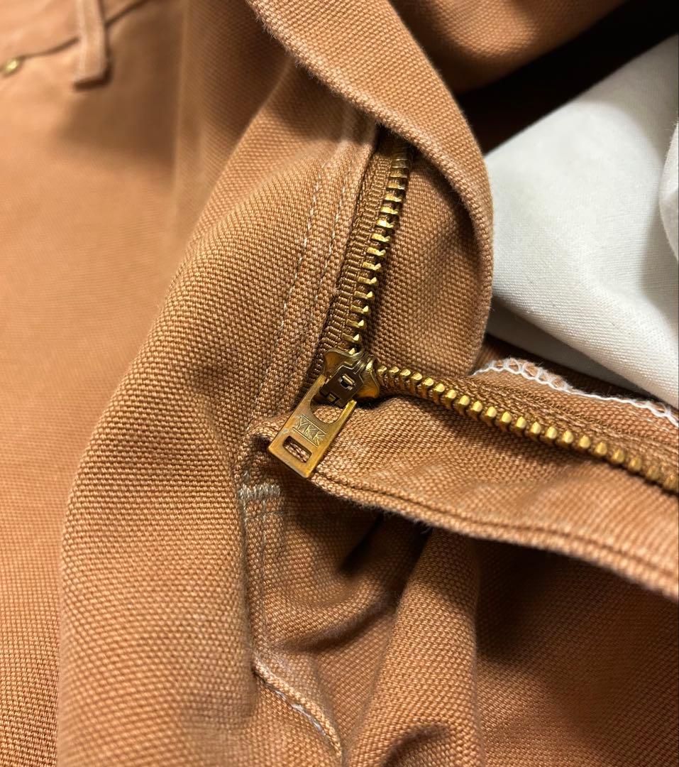 Carhartt USA製 ダブルニー ペインター ブラウン W33 L32
