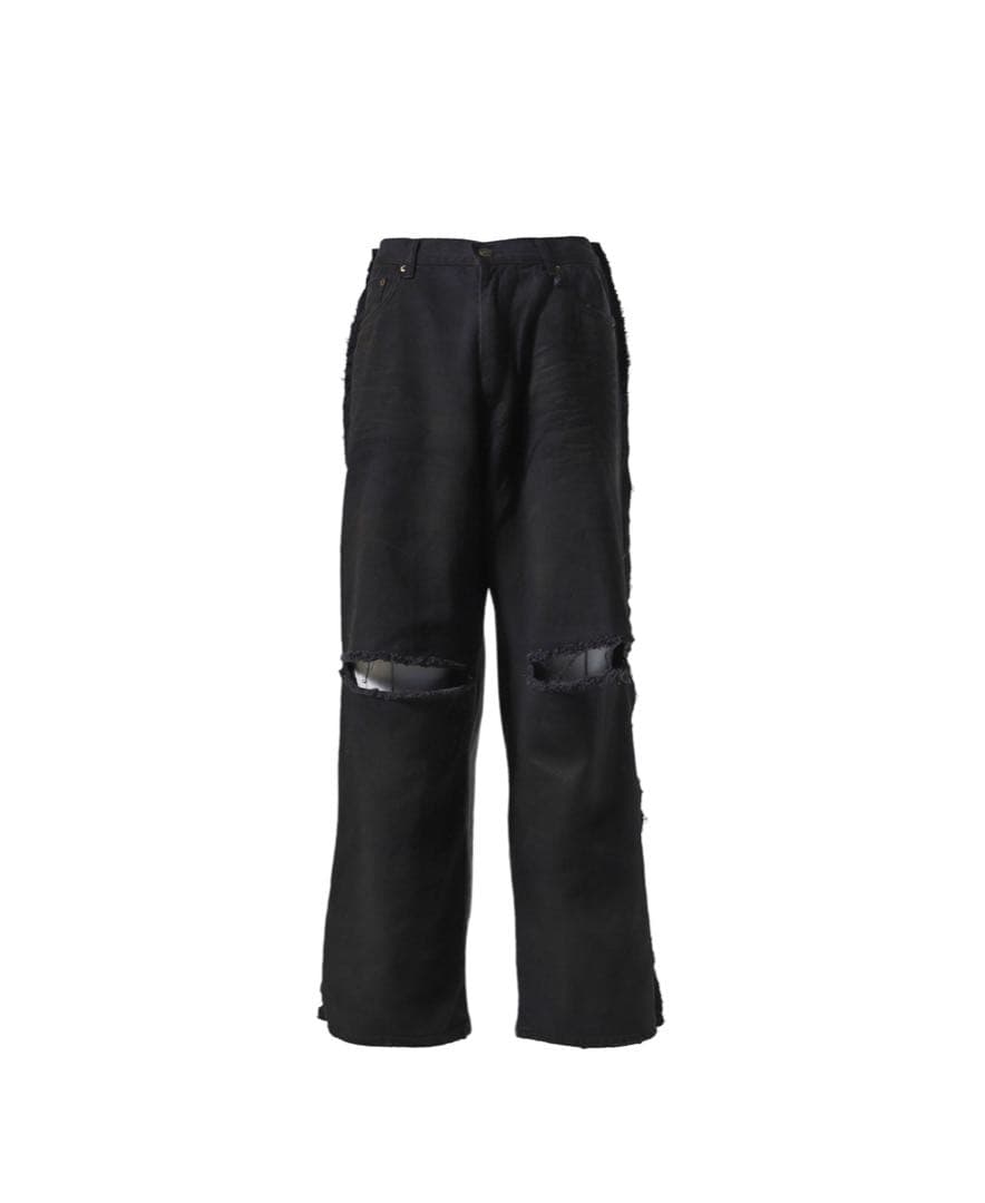 完売品PROJECT G/R TWO FACE DENIM PANTS BLK