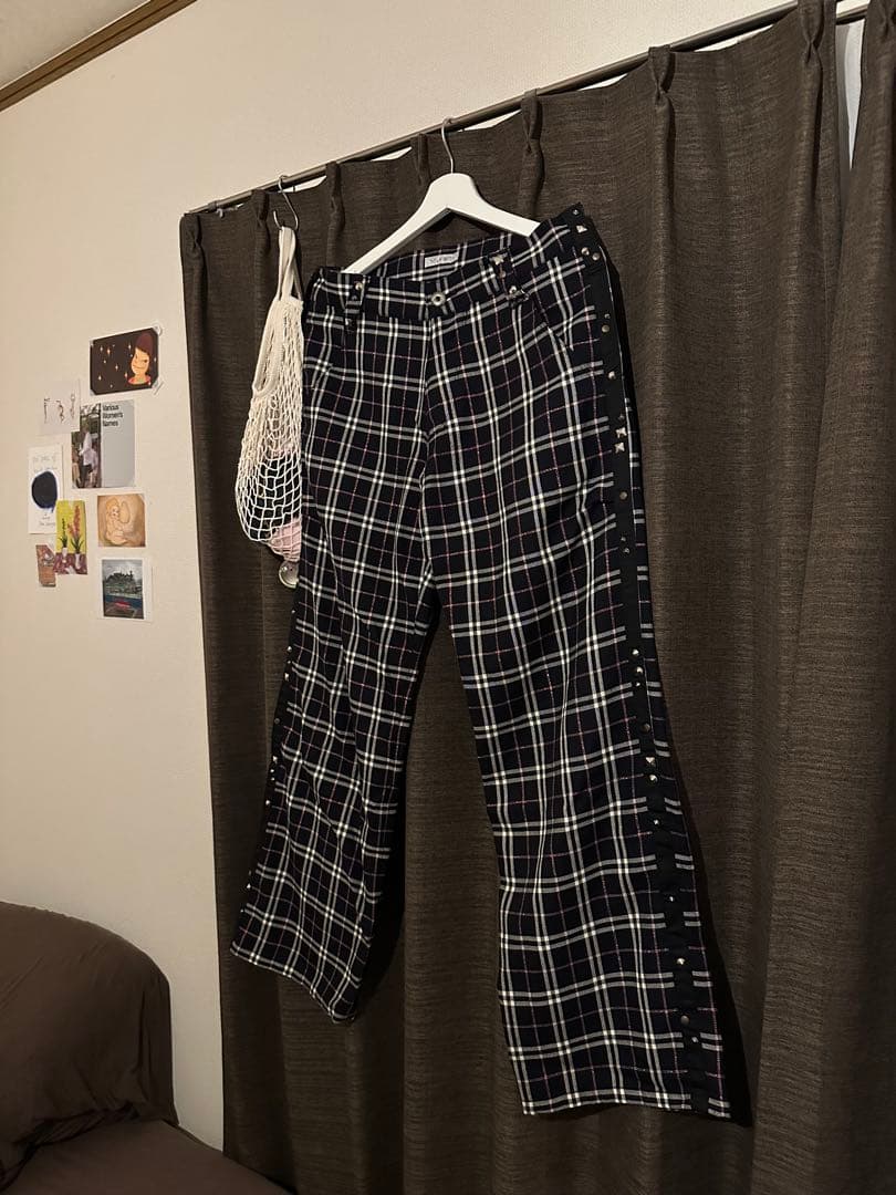 MILKBOY studs check slacks 00s 裏原系