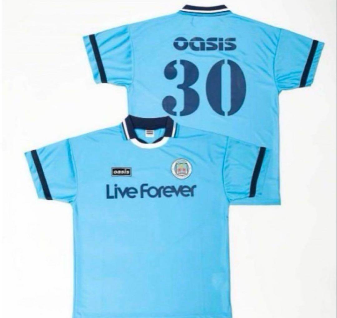 Oasis フットボールシャツ L リヴ・フォーエヴァー オアシス展 XL