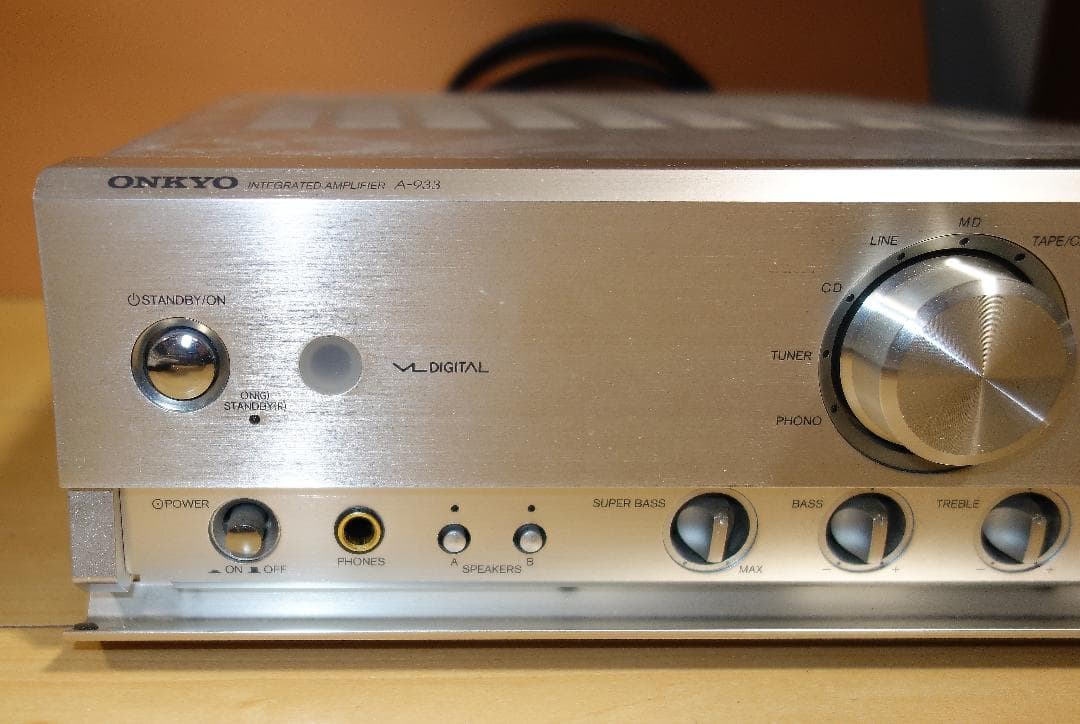 ONKYO A-933 プリメインアンプ リモコン取説付き