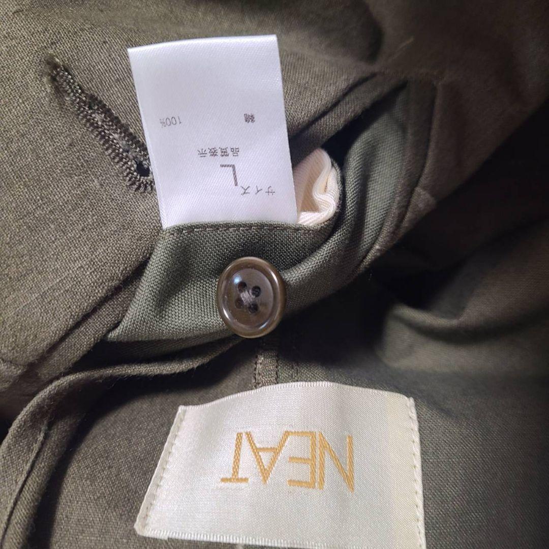 ニート NEAT サロペット オーバーオール カーゴ パンツ L 綿 カットオフ