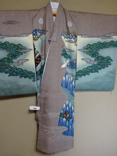 正絹　男児用　産着一つ身　①