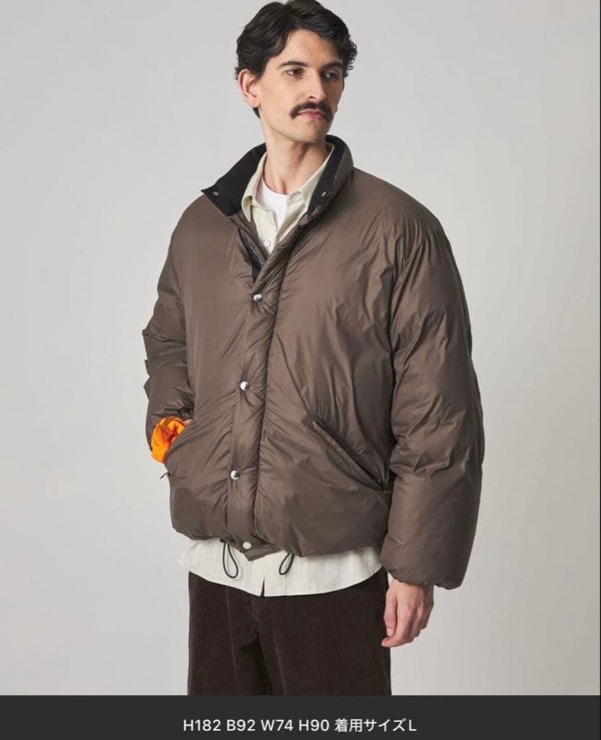 steven alan nanga別注 ダウンジャケット ダークブラウン　完売品