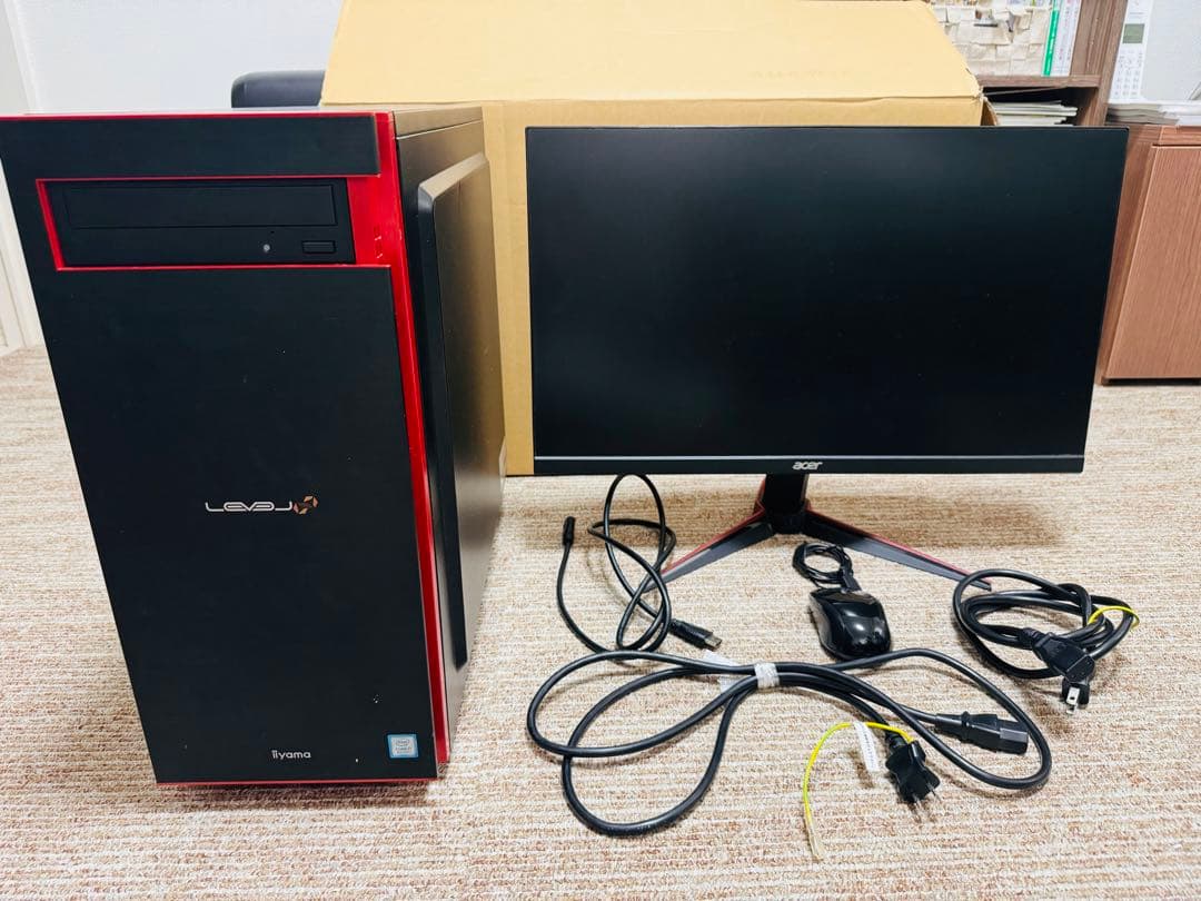 ＊りょう＊デスクトップPC + Acerモニター