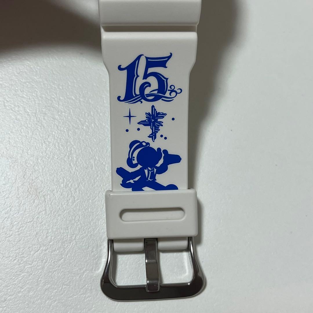 ディズニーシー 15周年 G-SHOCK ホワイト 箱・説明書付 ミッキー