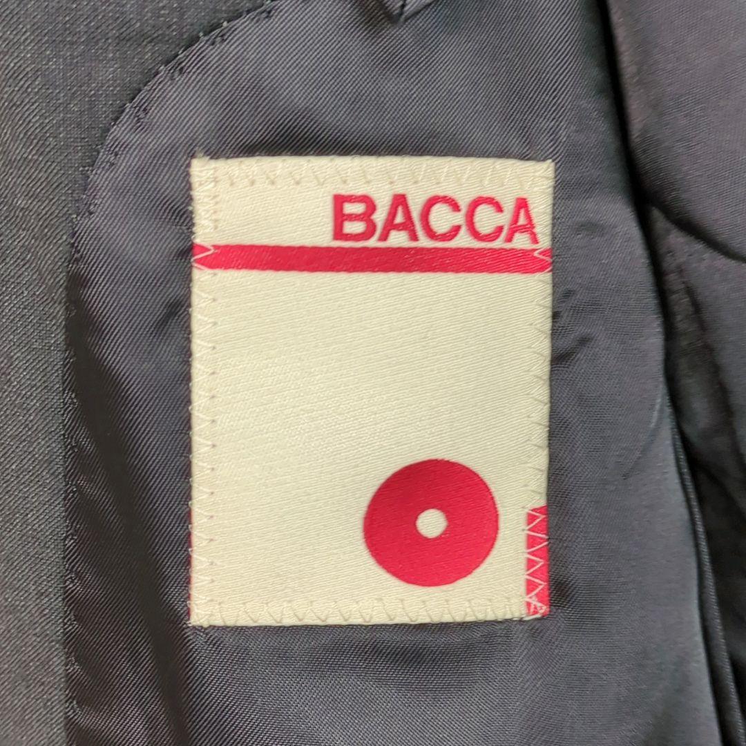 ダブルブレストジャケット 38(M) カシミヤ混 ウール ブラック系 古着