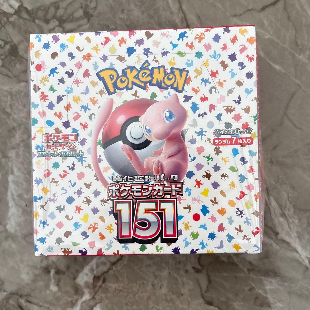 ポケモンカード151 【新品未開封】シュリンク付き 1BOX