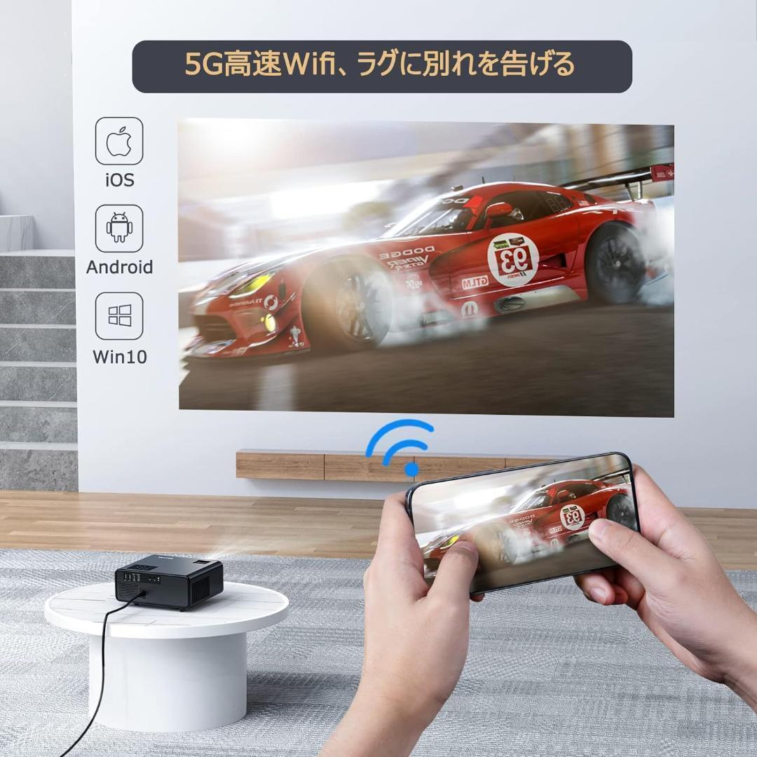 ☆大特価☆プロジェクター 高輝度14000LM 4K対応 収納バッグ付属