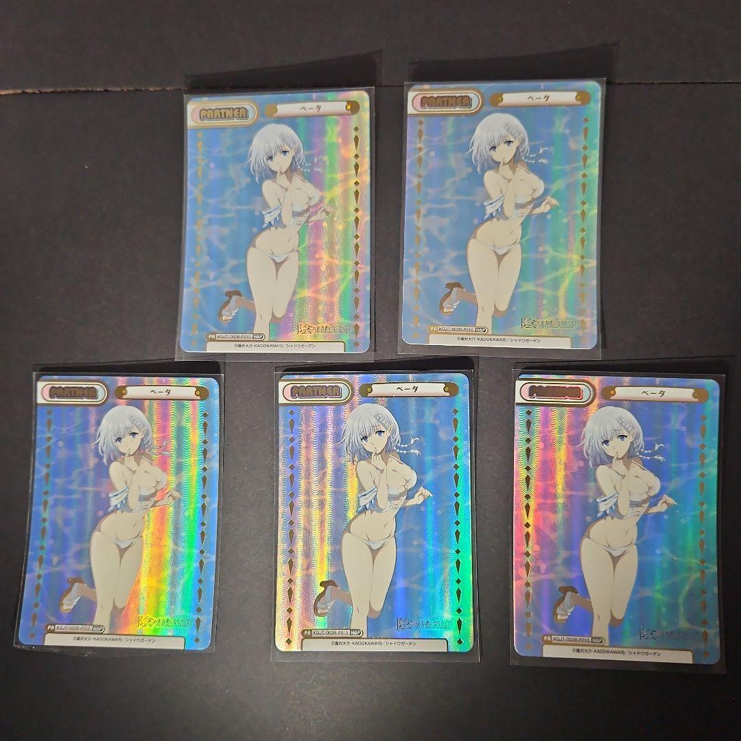 陰の実力者になりたくて　ベータ 11枚セット