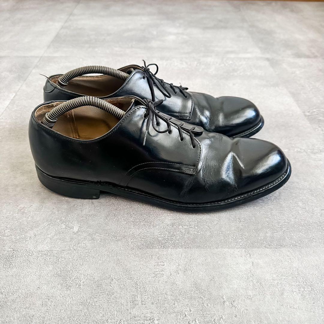 ヴィンテージ 1970's US NAVY ブラック レザー サービスシューズ