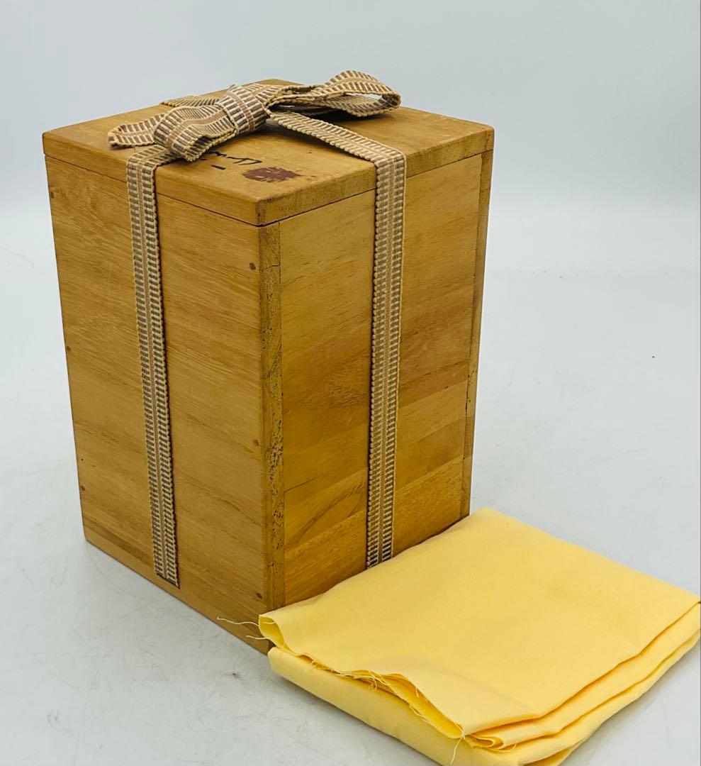 【９２】◉人間国宝・伊勢崎淳先生　備前焼四方徳利　共箱◉