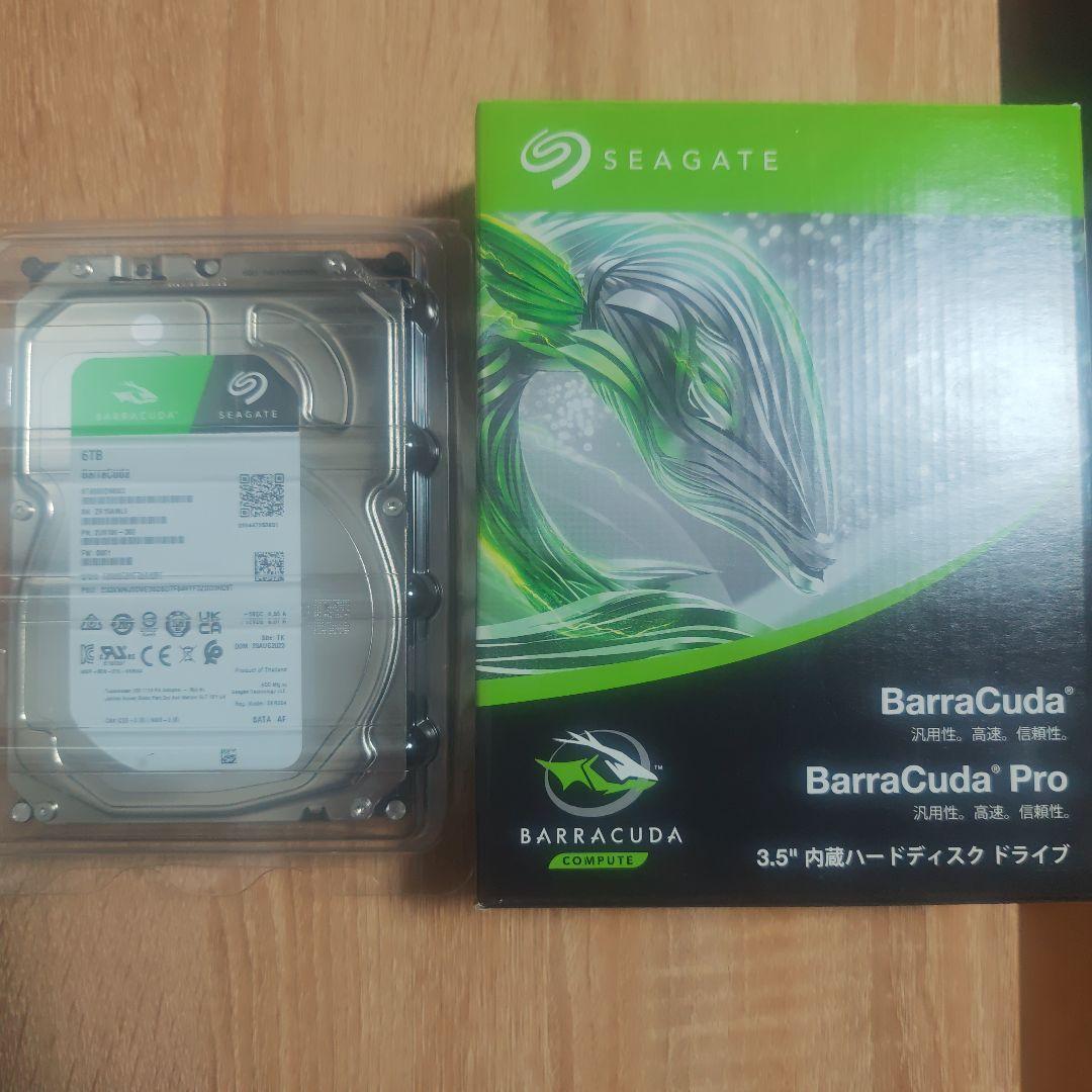 【新品・未使用】HDD SEAGATE Barracuda 6TB