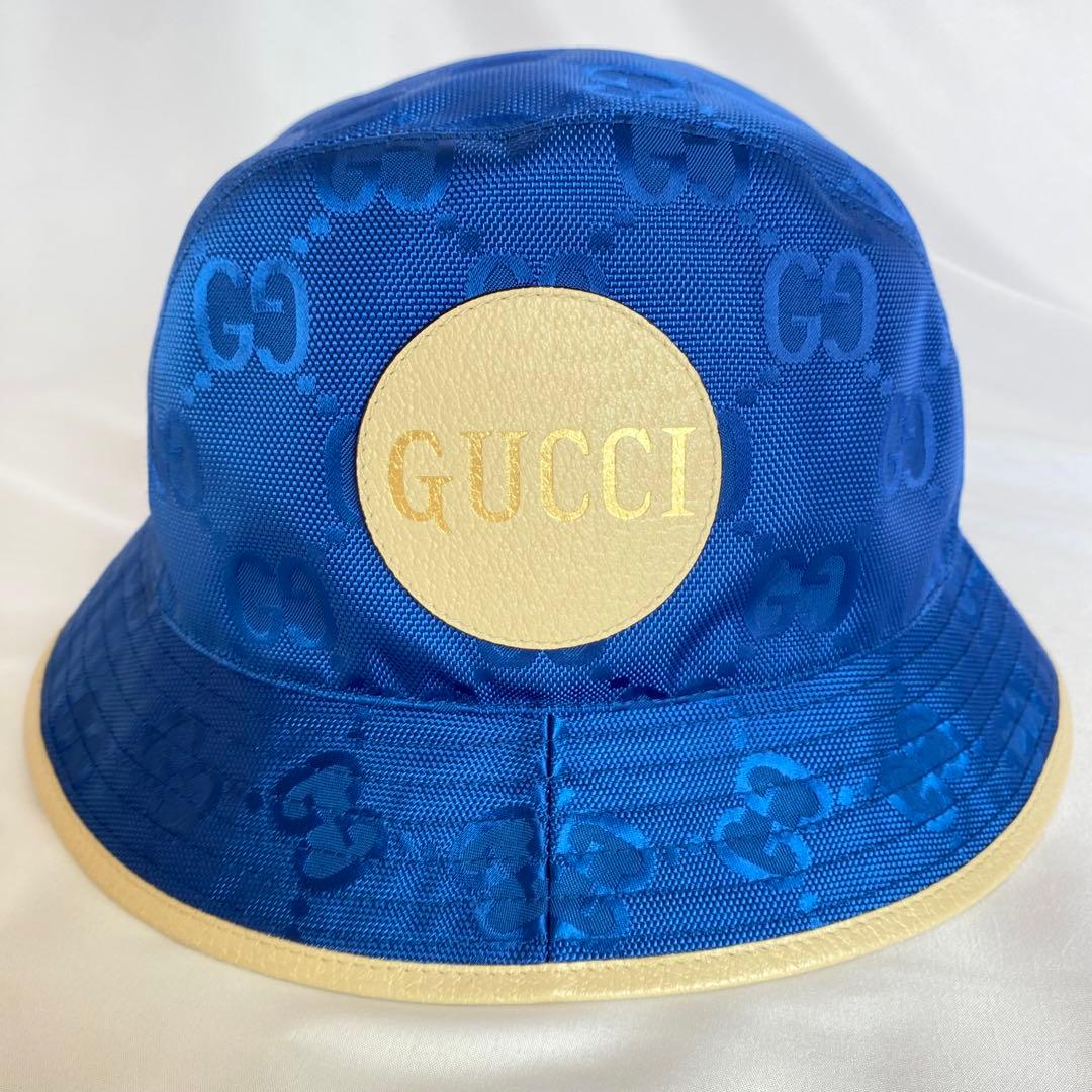 GUCCI 確実正規品✨ 新品未使用 バケットハット GGハット 保存袋付き