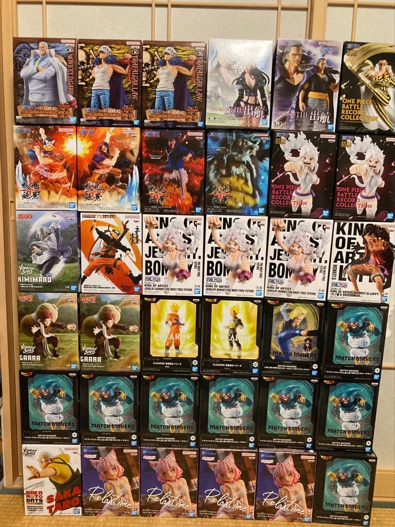【36体セット】ワンピース ドラゴンボール NARUTO ホロライブ　フィギュア