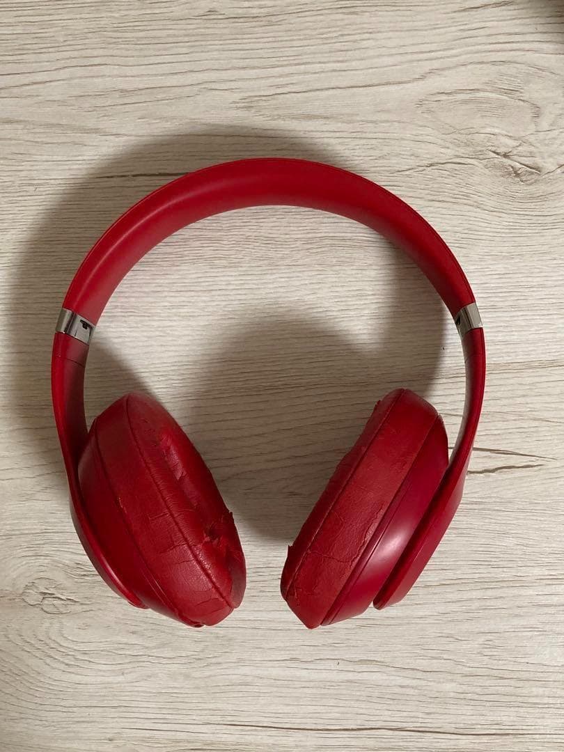 beats studio3 wireless レッド ワイヤレス ヘッドホン
